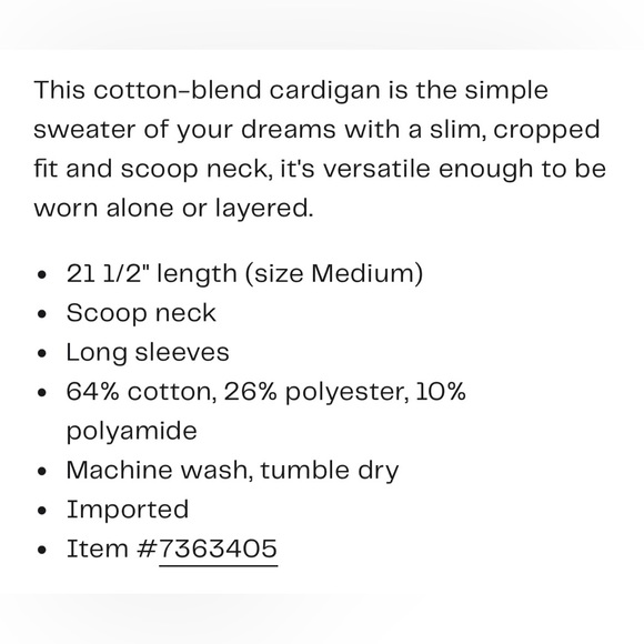 Madewell Scoopneck ribbed cardigan - Picture 2 of 5